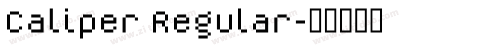 Caliper Regular字体转换